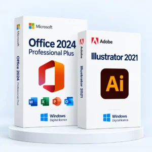 Microsoft Office 2024 Pro Plus + Illustrator 2021